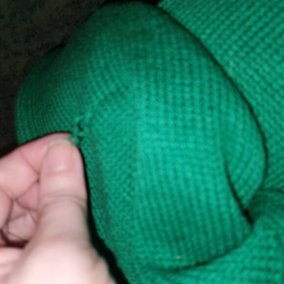 Ugly Christmas Sweater Penguin Christmas Green Sweater Size XL - Picture 11 of 15